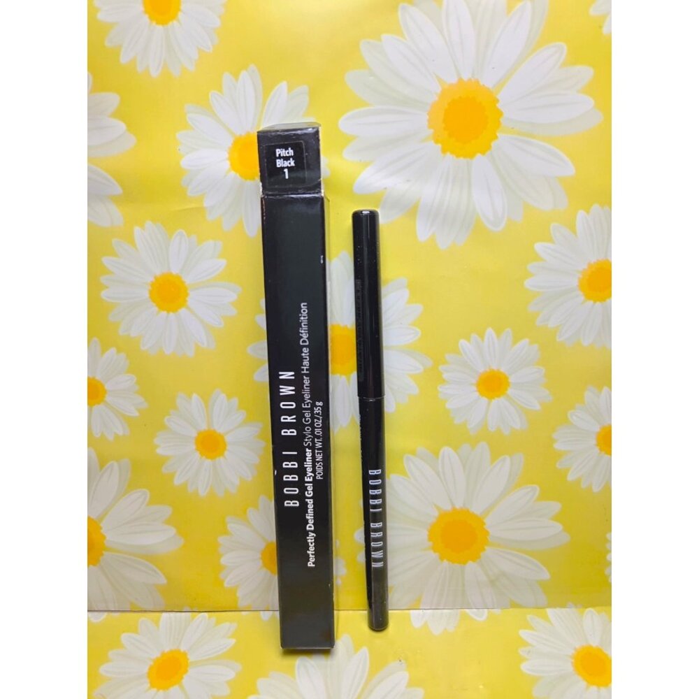 Bobbi Brown Perfectly Defined Gel Eyeliner Pitch Black Full Size New In Box